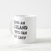 オークランドのスポーツファン コーヒーマグカップ (正面左)