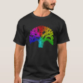 オークランドのプライドの虹の木 Tシャツ (正面)
