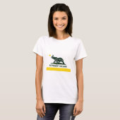 オークランドの州の旗(ライト) Tシャツ (正面フル)