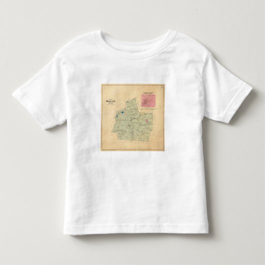 オークランドの町区 トドラーTシャツ (正面)