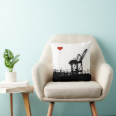 オークランドの船積みクレーン枕の港 クッション (椅子)