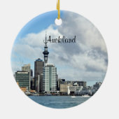 オークランドの街並みは セラミックオーナメント (裏面)