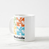 オークランドはマグを製粉します コーヒーマグカップ (正面左)