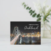 オークランドよりの夜の空を仰ぐ景色　ポストカード ポストカード (スタンド正面)