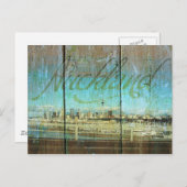 オークランドウォーターフロントオンオールドウッド ポストカード (正面/裏面)