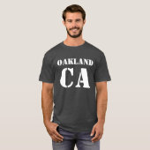 オークランドカリフォルニアのTシャツ Tシャツ (正面フル)