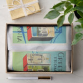 オークランドカリフォルニアカリフォルニアの古いヴィンテージ旅行記念品 薄葉紙 (ギフト)