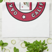 オークランドカリフォルニア キッチンタオル (折り畳み)