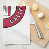 オークランドカリフォルニア キッチンタオル (四つ折り)