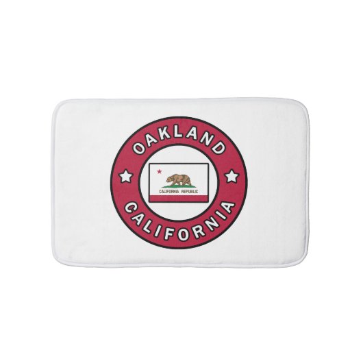 オークランドカリフォルニア バスマット (正面)