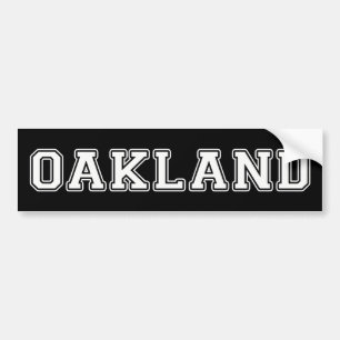 オークランドカリフォルニア バンパーステッカー