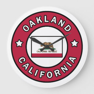 オークランドカリフォルニア ラージ壁時計