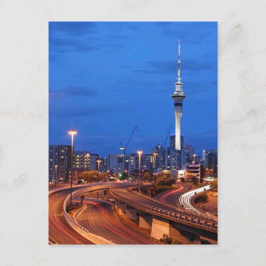 オークランドシティアットダスク ポストカード (正面)
