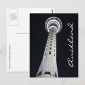 オークランドスカイタワーナイト ポストカード (正面/裏面)