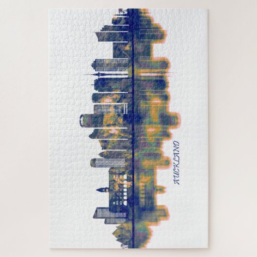 オークランドスカイライン ジグソーパズル (縦)