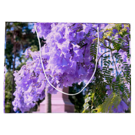 オークランドズパープルプリンセスツリー紙ショッピングバッグ ラージペーパーバッグ