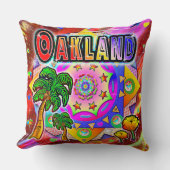 オークランドトロピカルフレンズ枕 クッション (正面)