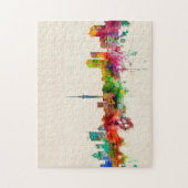 オークランドニュージーランドのスカイライン ジグソーパズル (縦)