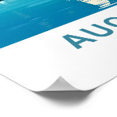 オークランドニュージーランドトラベルプリント ポスター (角)