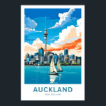 オークランドニュージーランドトラベルプリント ポスター<br><div class="desc">美しいモダンプリント祝のオークランド・ニュージーランド。</div>