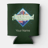 オークランドニュージーランドレトロスカイラインヴィンテージ 缶クーラー (正面)