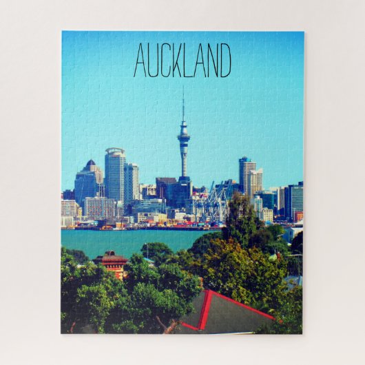 オークランドニュージーランド ジグソーパズル (縦)