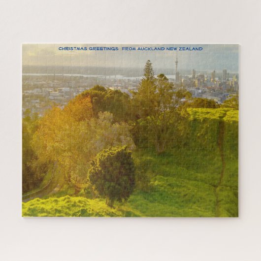オークランドニュージーランド ジグソーパズル (横)
