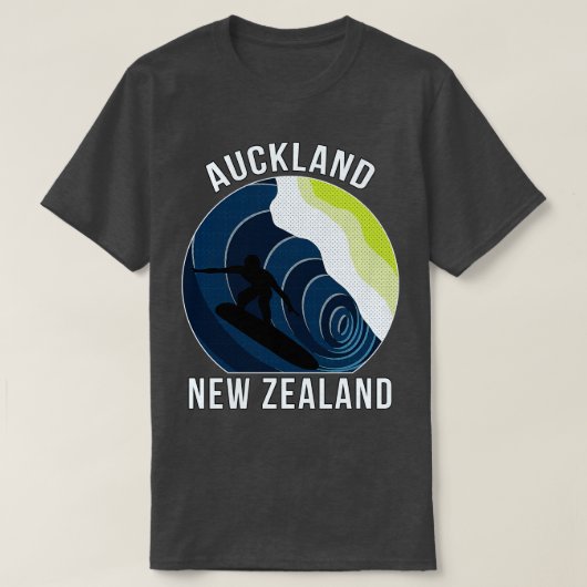 オークランドニュージーランド Tシャツ (デザイン正面)