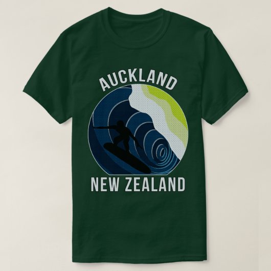 オークランドニュージーランド Tシャツ (デザイン正面)