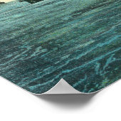 オークランドフェリーの景色 ポスター (角)