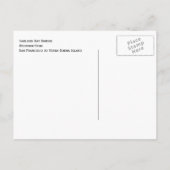 オークランドベイブリッジサンフランシスコ ポストカード (裏面)