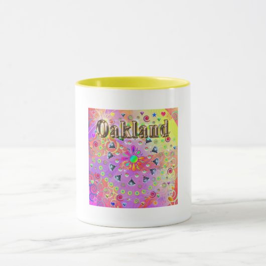 オークランドラッキーゴールデンマグ マグカップ (中央)