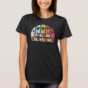 オークランドヴィンテージカリフォルニアビーチレトロオークランドサン Tシャツ