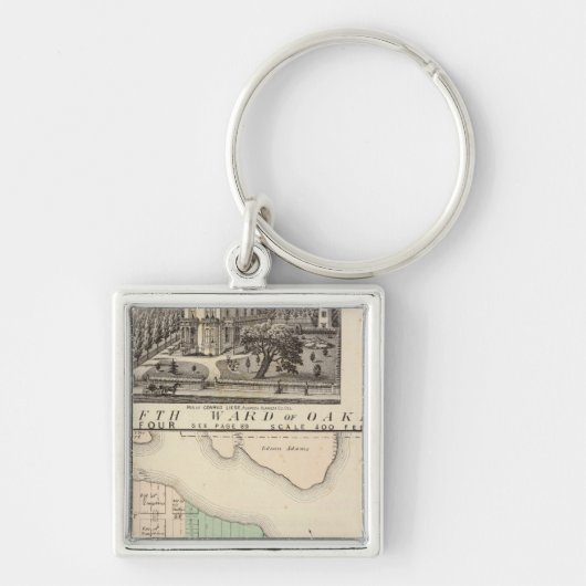 オークランド周辺4 キーホルダー (正面)