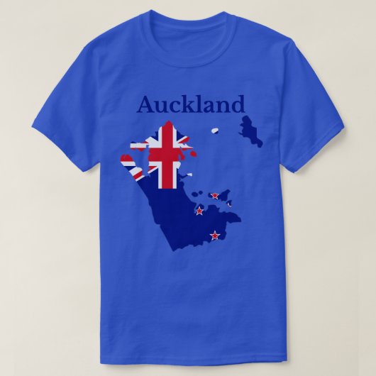 オークランド地方ニュージーランド Tシャツ (デザイン正面)