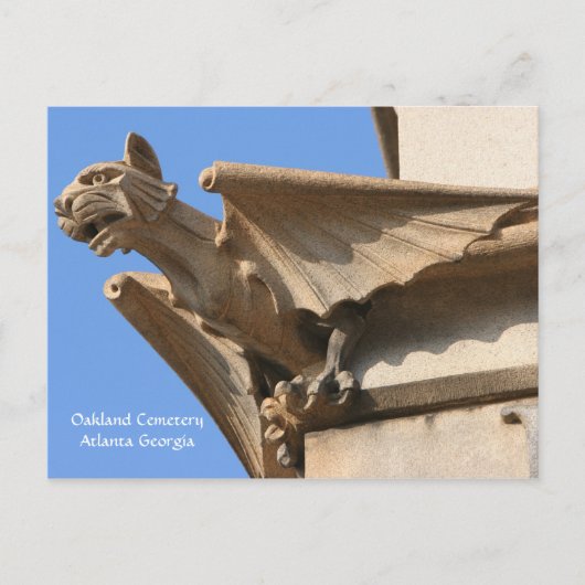 オークランド墓地，アトランタGAポストカード ポストカード (正面)
