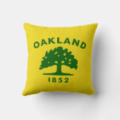 オークランド市旗（カリフォルニア州） クッション (裏面)