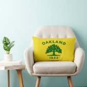 オークランド市旗(カリフォルニア州) ランバークッション (椅子)