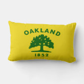 オークランド市旗(カリフォルニア州) ランバークッション (裏面)