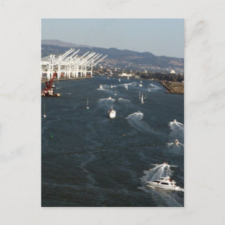 オークランド港 ポストカード
