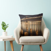 オークランド湾橋夜反射 クッション (椅子)