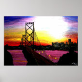 オークランド湾 ポスター (正面)