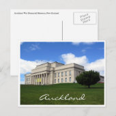 オークランド美術館の庭 ポストカード (正面/裏面)