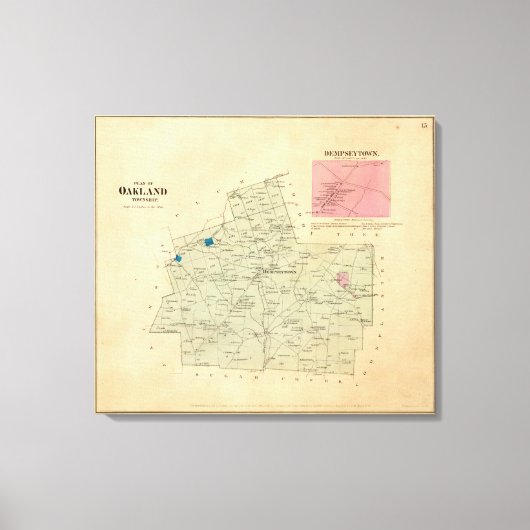 オークランド郷 キャンバスプリント (正面)