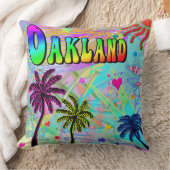 オークランド鮮やかなロマンス枕 クッション (ブランケット)