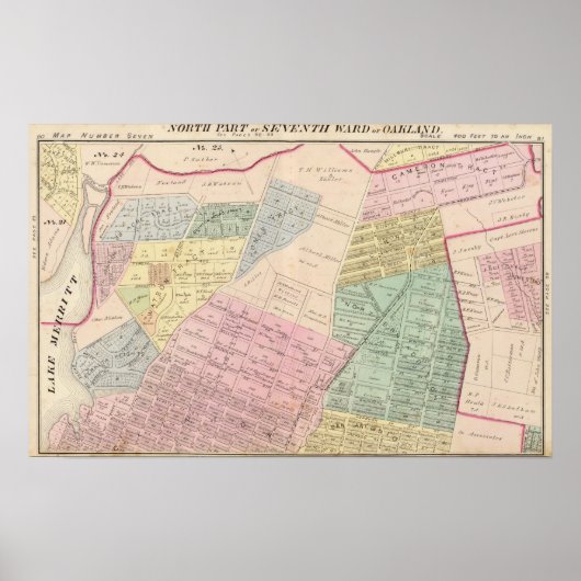 オークランド7付近 ポスター (正面)