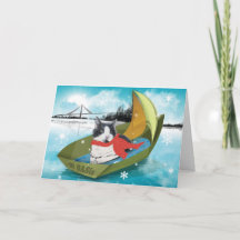 オークランド・アニマルサービスの猫のホリデーカード