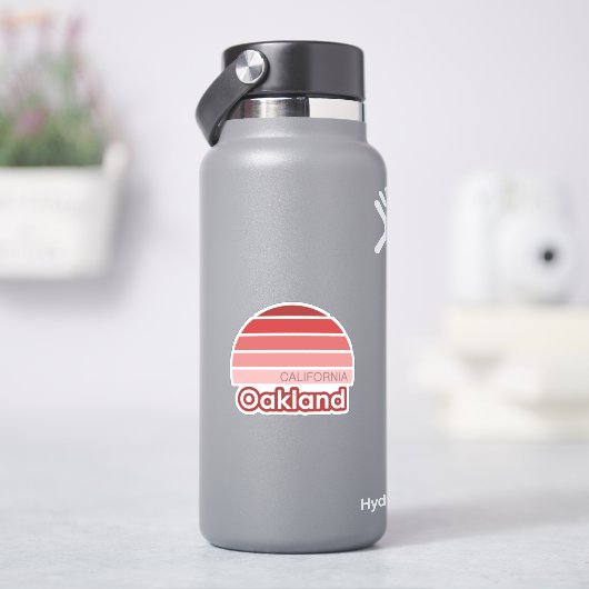 オークランド・カリフォルニアステッカー シール (HydroFlask)
