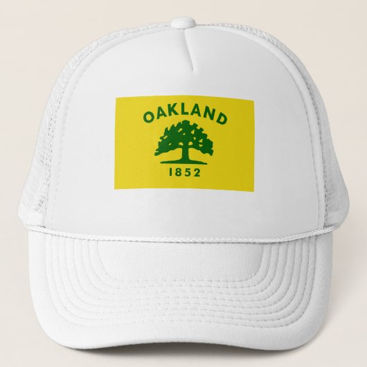 オークランド、カリフォルニア州旗 キャップ (正面)