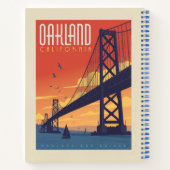オークランド(カリフォルニア) ノートブック (裏面)